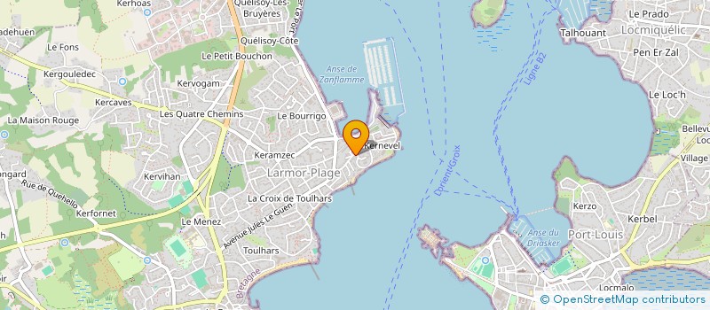 localisation de l'entreprise MONSIEUR JEAN-MICHEL PERES  LARMOR-PLAGE