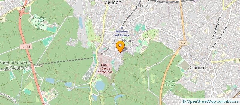 localisation de l'entreprise MONSIEUR JEAN-MICHEL PERRARD  MEUDON