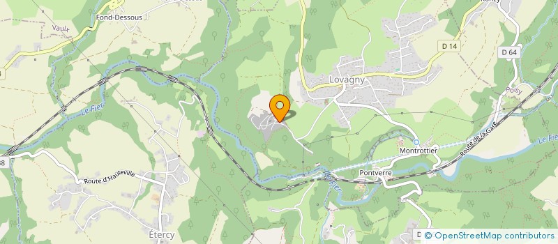 localisation de l'entreprise MONSIEUR JEAN-MICHEL PETELAT  LOVAGNY