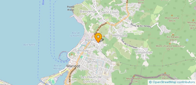 localisation de l'entreprise MONSIEUR JEAN MICHEL PETOT  SAINT MARTIN