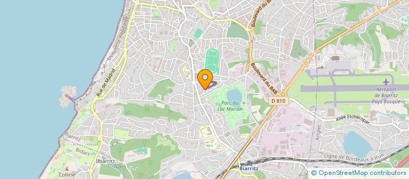 localisation de l'entreprise MONSIEUR JEAN-MICHEL PETRIARTE à BIARRITZ
