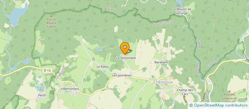 localisation de l'entreprise MONSIEUR JEAN-MICHEL PEULIER  SAINT-JULIEN-LE-PETIT