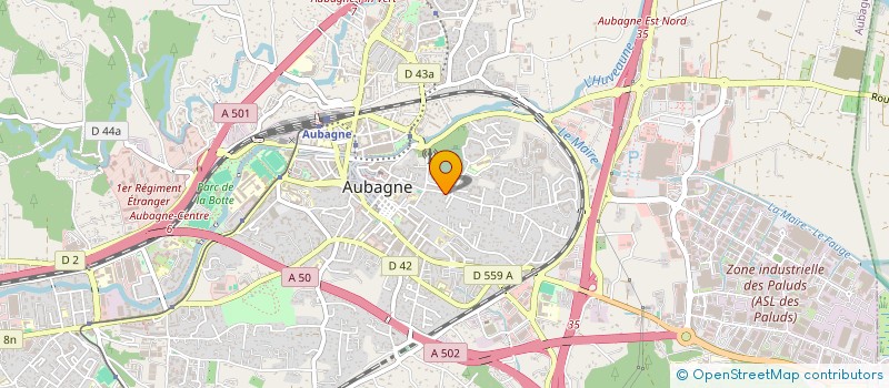 localisation de l'entreprise MONSIEUR JEAN-MICHEL PEYROT à AUBAGNE