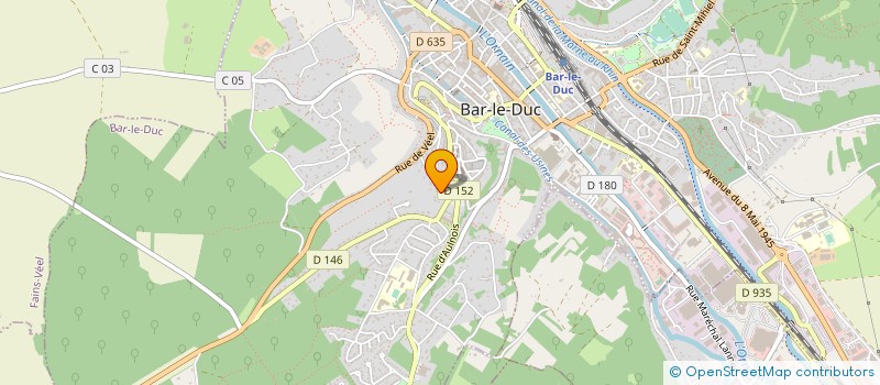 localisation de l'entreprise MONSIEUR JEAN MICHEL PHILIPPOT à BAR-LE-DUC