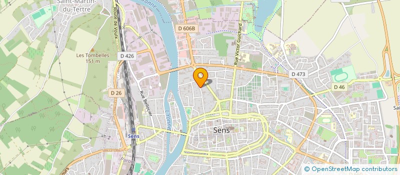 localisation de l'entreprise MONSIEUR JEAN-MICHEL PIGOT  SENS