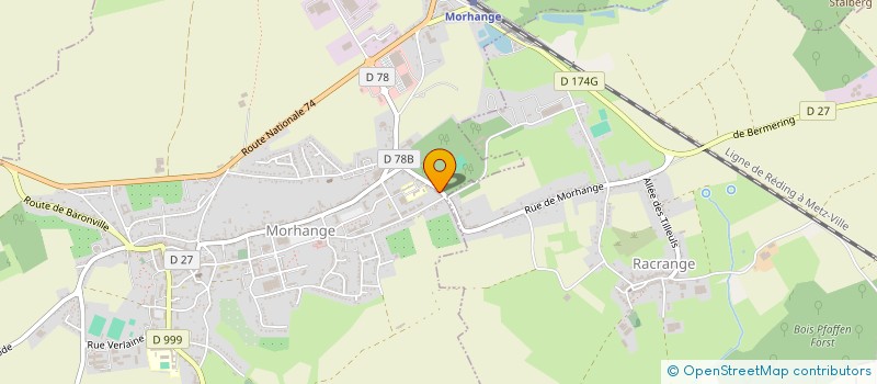 localisation de l'entreprise MONSIEUR JEAN MICHEL PILCHEN  MORHANGE