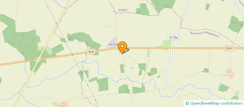 localisation de l'entreprise MONSIEUR JEAN MICHEL PILFERT  BANNOST-VILLEGAGNON