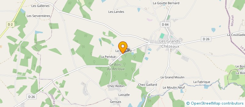 localisation de l'entreprise MONSIEUR JEAN-MICHEL PINARDON à LES GRANDS-CHEZEAUX