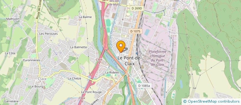 localisation de l'entreprise MONSIEUR JEAN-MICHEL PINIER  LE PONT-DE-CLAIX