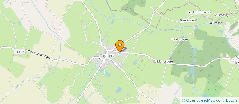 localisation de l'entreprise MONSIEUR JEAN MICHEL PINOT  BAUGE-EN-ANJOU