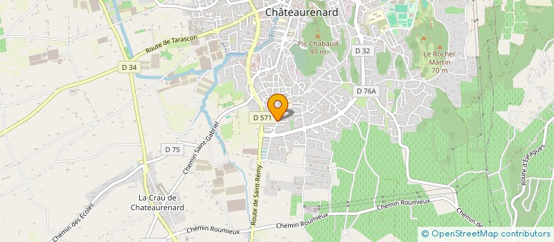 localisation de l'entreprise MONSIEUR JEAN   MICHEL PLUTINO  CHATEAURENARD