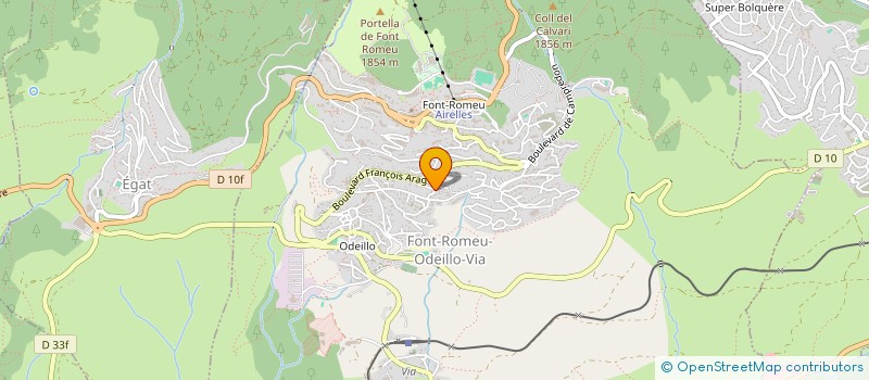 localisation de l'entreprise MONSIEUR JEAN-MICHEL POEY  FONT-ROMEU-ODEILLO-VIA