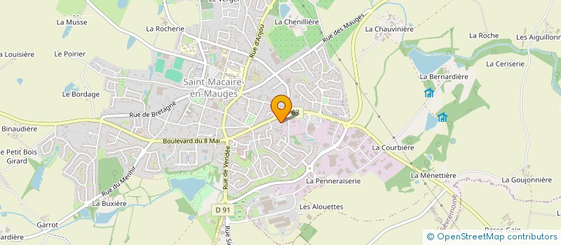 localisation de l'entreprise MONSIEUR JEAN-MICHEL POHU à SEVREMOINE