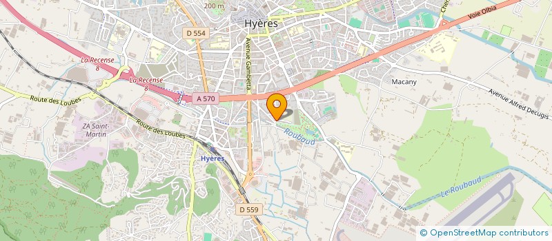 localisation de l'entreprise MONSIEUR JEAN MICHEL POIRIER  HYERES