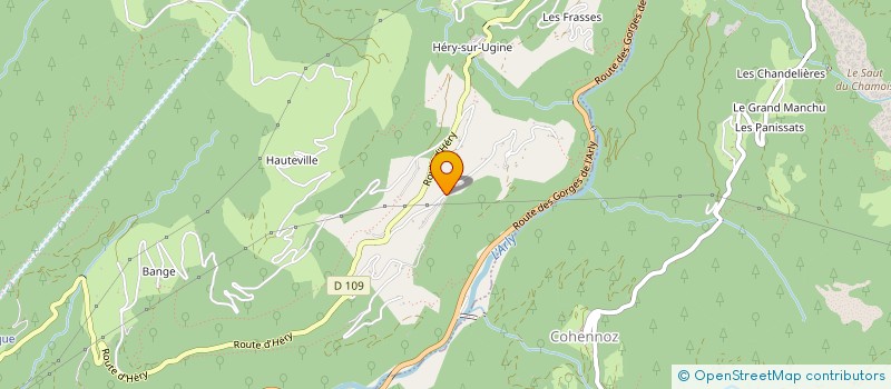 localisation de l'entreprise MONSIEUR JEAN-MICHEL PORRET  UGINE