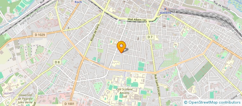 localisation de l'entreprise MONSIEUR JEAN-MICHEL POUCHAIN  AMIENS