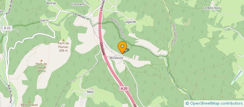 localisation de l'entreprise MONSIEUR JEAN-MICHEL PROENCA  LAMAGDELAINE