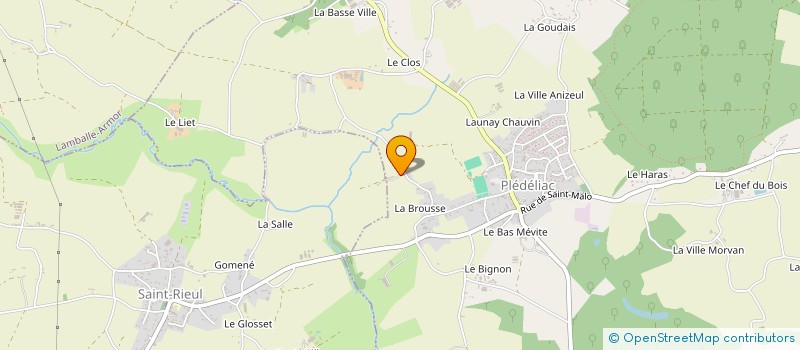 localisation de l'entreprise MONSIEUR JEAN-MICHEL QUINTIN à PLEDELIAC