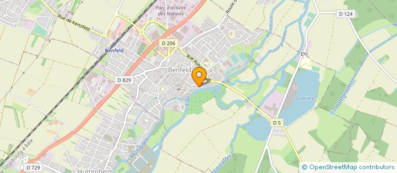 localisation de l'entreprise MONSIEUR JEAN-MICHEL RAMSEYER  BENFELD