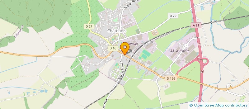 localisation de l'entreprise MONSIEUR JEAN-MICHEL RAUCH  CHATENOIS