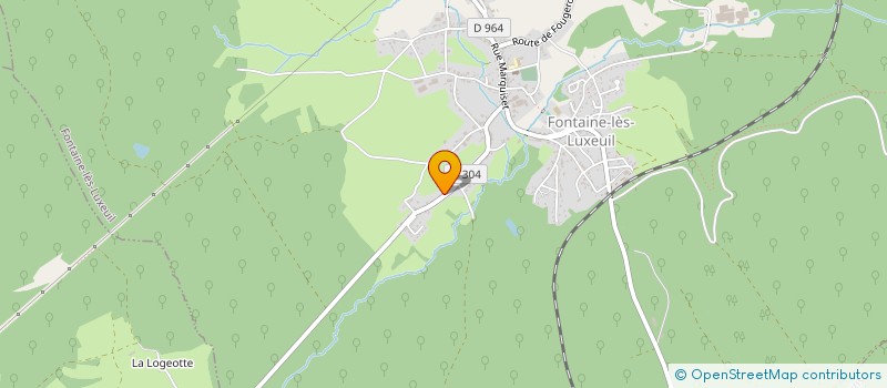 localisation de l'entreprise MONSIEUR JEAN-MICHEL REDER  FONTAINE-LES-LUXEUIL