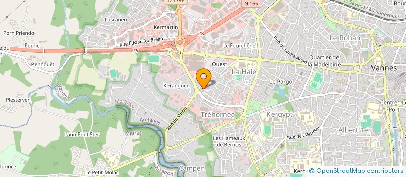 localisation de l'entreprise MONSIEUR JEAN-MICHEL REGNIER à VANNES