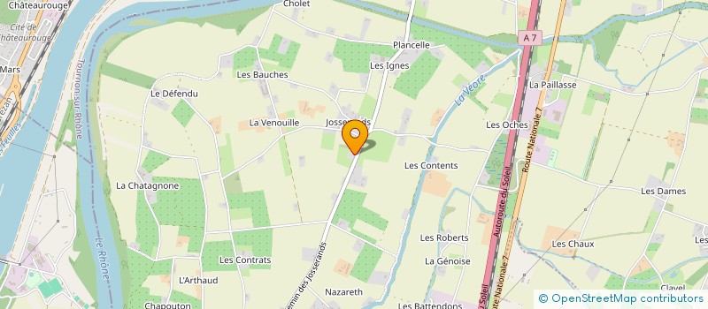 localisation de l'entreprise MONSIEUR JEAN-MICHEL REILLE  CHOMERAC