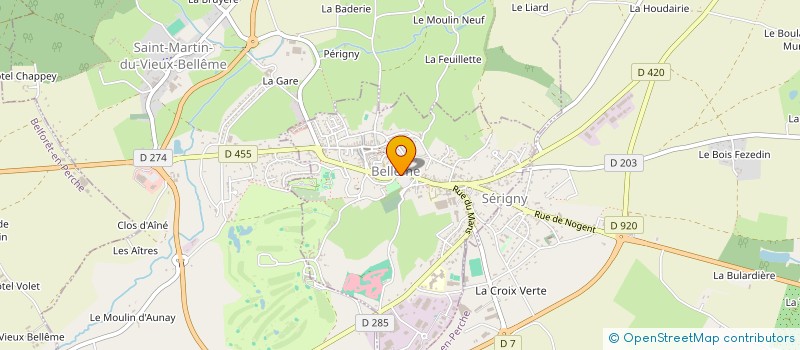 localisation de l'entreprise MONSIEUR JEAN MICHEL REMOND à BELLEME