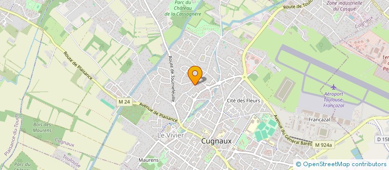localisation de l'entreprise MONSIEUR JEAN-MICHEL RENAUD à CUGNAUX