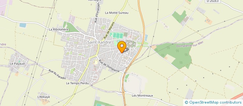 localisation de l'entreprise MONSIEUR JEAN MICHEL RENAUD à SAINT-XANDRE