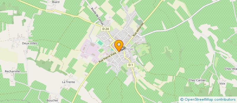 localisation de l'entreprise MONSIEUR JEAN-MICHEL RENOUX à SEGONZAC