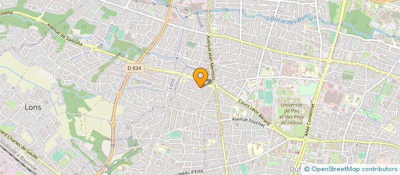 localisation de l'entreprise MONSIEUR JEAN-MICHEL RIXENS  BILLERE