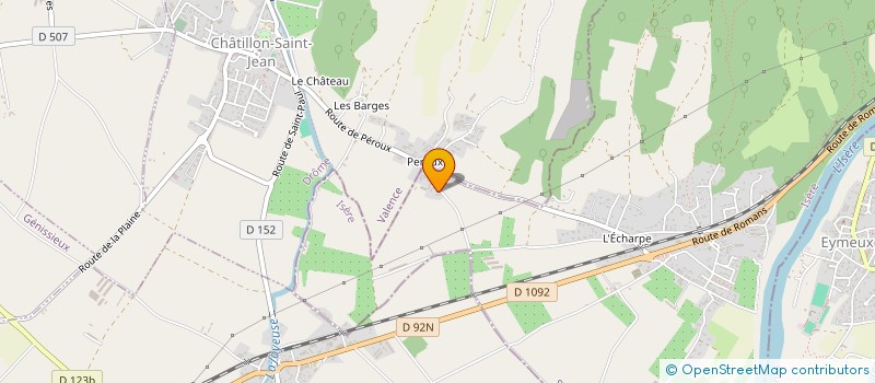 localisation de l'entreprise MONSIEUR JEAN-MICHEL ROBIN  SAINT-LATTIER