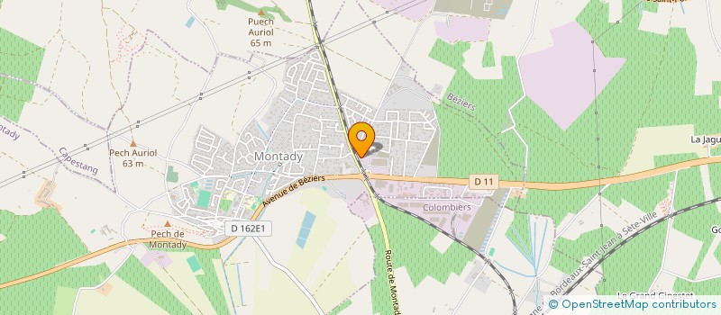 localisation de l'entreprise MONSIEUR JEAN MICHEL ROCHE  MONTADY