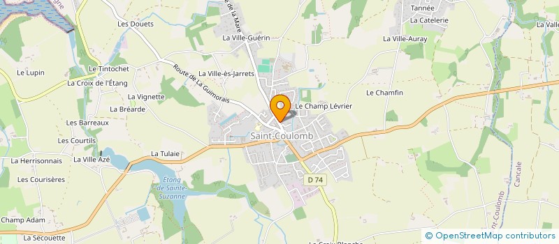 localisation de l'entreprise MONSIEUR JEAN-MICHEL ROGINSKI  SAINT-COULOMB