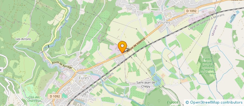 localisation de l'entreprise MONSIEUR JEAN-MICHEL ROMAIN  VOUREY