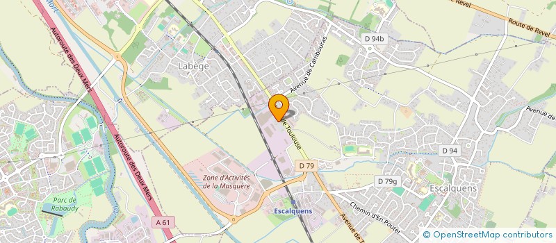 localisation de l'entreprise MONSIEUR JEAN-MICHEL ROSSI  VILLEFRANCHE-DE-LAURAGAIS