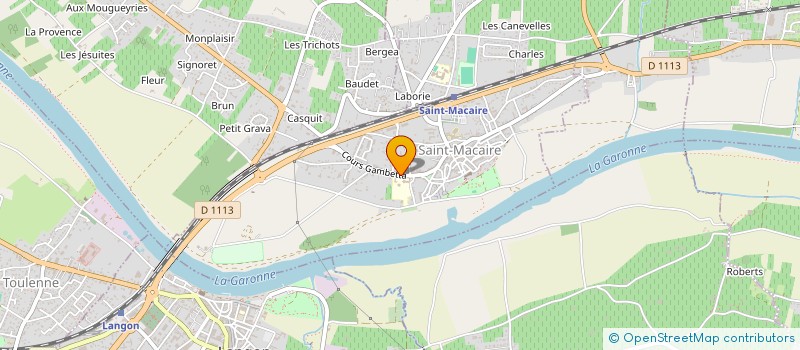 localisation de l'entreprise MONSIEUR JEAN MICHEL ROUCHES  SAINT-MACAIRE