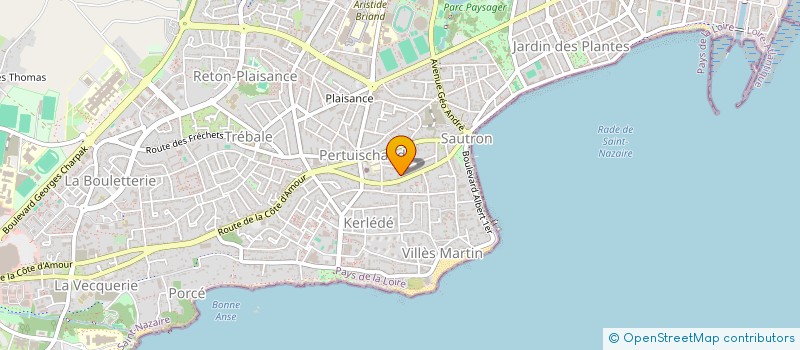 localisation de l'entreprise MONSIEUR JEAN-MICHEL ROUSSEAU  SAINT-NAZAIRE