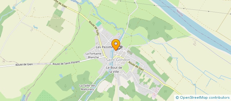 localisation de l'entreprise MONSIEUR JEAN-MICHEL ROUSSET  SAINT-GONDON