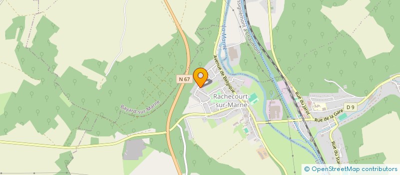 localisation de l'entreprise MONSIEUR JEAN MICHEL ROUSSEY à RACHECOURT-SUR-MARNE