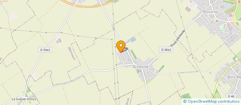 localisation de l'entreprise MONSIEUR JEAN-MICHEL ROUTIER  ACHEVILLE