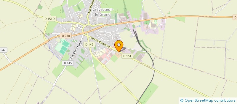 localisation de l'entreprise MONSIEUR JEAN-MICHEL ROUYERE  CREVECUR-LE-GRAND