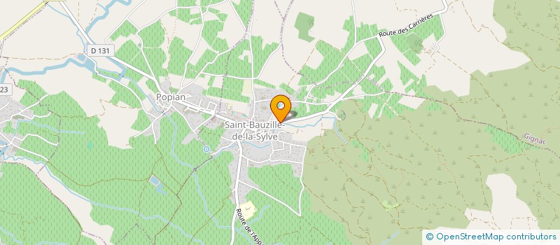 localisation de l'entreprise MONSIEUR JEAN MICHEL SAGNIER  SAINT-BAUZILLE-DE-LA-SYLVE