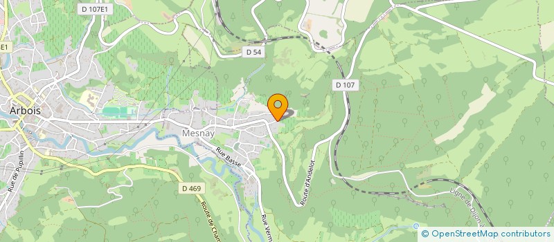 localisation de l'entreprise MONSIEUR JEAN-MICHEL SAILLARD  MESNAY