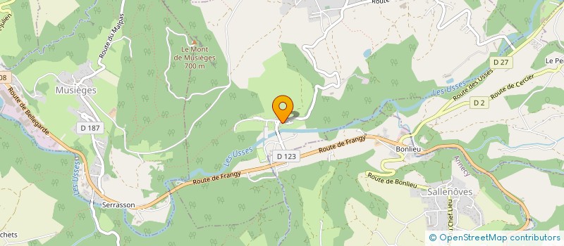 localisation de l'entreprise MONSIEUR JEAN-MICHEL SAINT  CONTAMINE-SARZIN