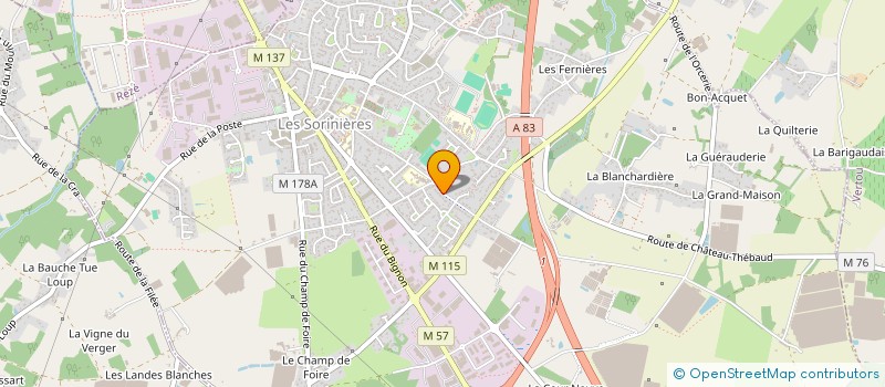 localisation de l'entreprise MONSIEUR JEAN-MICHEL SALMON à LES SORINIERES