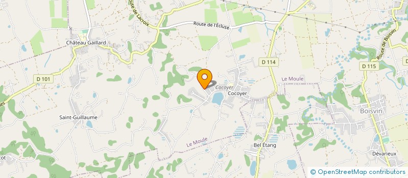 localisation de l'entreprise MONSIEUR JEAN-MICHEL SAMBIN à LE MOULE