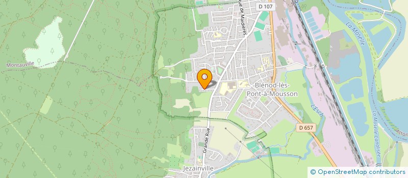 localisation de l'entreprise MONSIEUR JEAN-MICHEL SANDERS  BLENOD-LES-PONT-A-MOUSSON