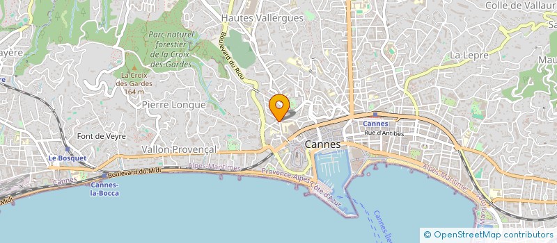 localisation de l'entreprise MONSIEUR JEAN MICHEL SANTIAGO  CANNES